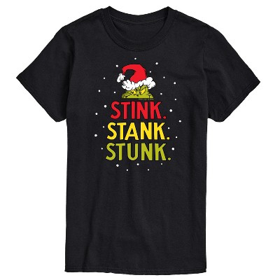 Men's - Dr. Seuss - The Grinch Stink Stank Stunk Short Sleeve Graphic T-Shirt