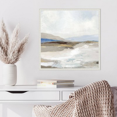 Amanti Art Soft Sea I Blue by Allison Pearce Framed Wall Art Print