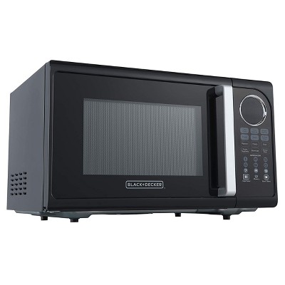 Black+Decker 0.9 Cu.Ft. Digital Microwace in Black