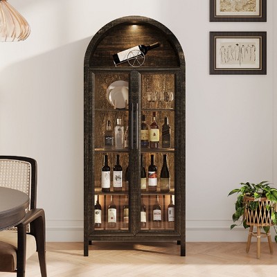 Vlsrka  Arched Storage Display Cabinet