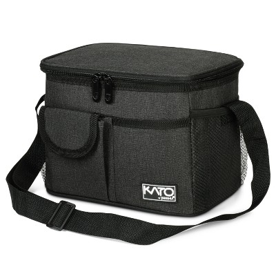 Tirrinia Adults Kids Insulated Leakproof Lunch Bag With Pocket, Reusable Lunch Bento Box, Small Lunch Cooler Tote Bag fro Office Work School Picnic