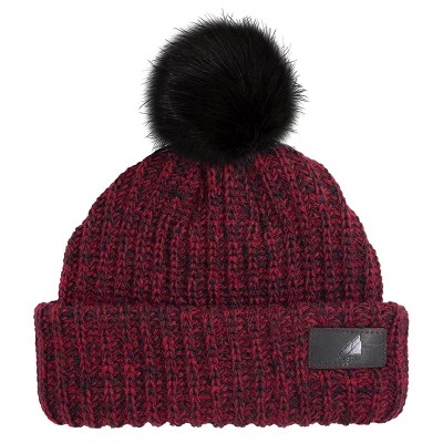 Arctic Gear Toddler Acrylic Ribbed Cuff Winter Hat with Pom