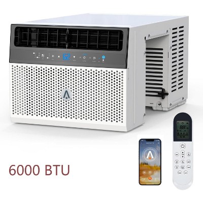 6000 BTU Window Air Conditioner Over the Sill AC Up to 269 Sq.Ft With Remote & App