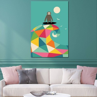 iCanvas Surfs Up by Andy Westface Canvas Print Wall Art