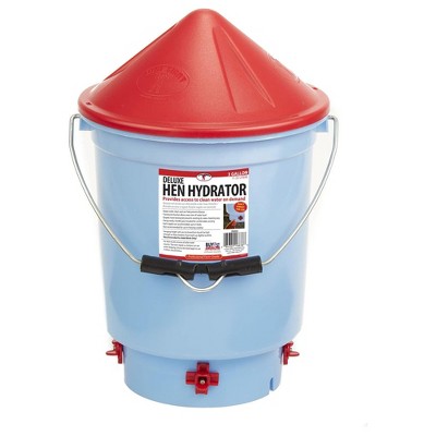 Little Giant Hen Hydrator, Outdoor Chicken Waterer & Poultry Water Dispenser with Gravity-Fed Design for Adult Birds, 3 Gallon