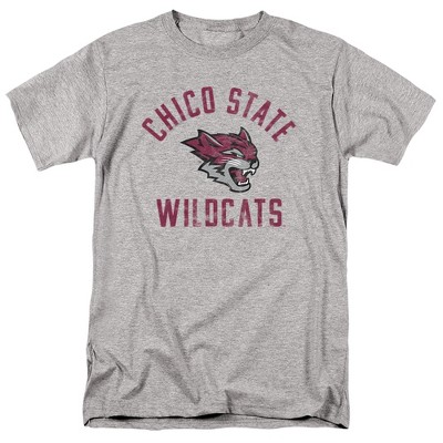 Men's California State University Chico Official Wildcats Logo T-Shirt