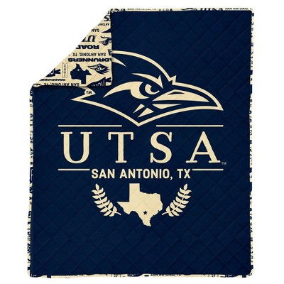 NCAA UTSA Roadrunners 60 x 80 Quilted Throw Blanket