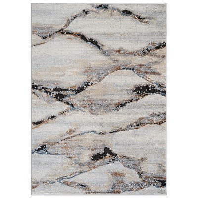 World Rug Gallery Transitional Horizon Area Rug for Living Room, Bedroom, or Entryway – Family Friendly and Easy to Maintain