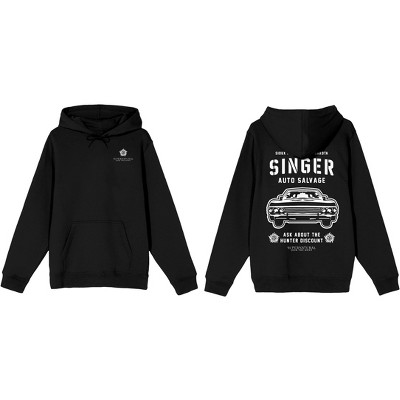 Supernatural Singer Auto Salvage Join the Hunt Men's Black Sweatshirt
