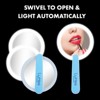 LuMee Studio Compact LightUp Hand Mirror - Iridescent - 4 of 4