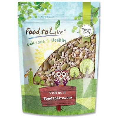 Organic Raw Sunflower and Pumpkin Seed Mix - by Food To Live