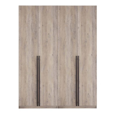 Manhattan Comfort 2pc Lee 4 Door Module Wardrobe