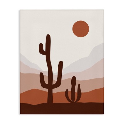 Stupell Industries Sun Over Desert Life Canvas Wall Art