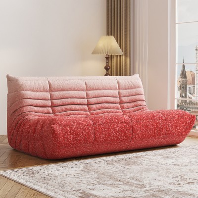 SYFERLORY Armless 3-Seat Bean Bag Sofa Bean Bag Chair Sofa Sack Big Beanbag Chair For Adults Fireside Bean Bag Lounger Memory Foam Chair For Home