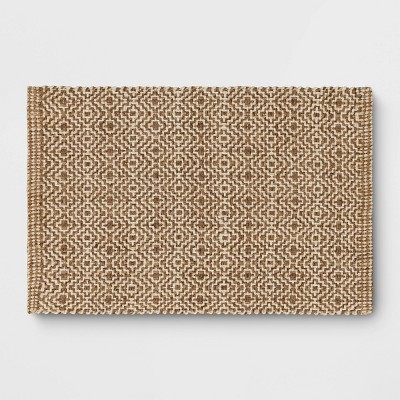 Jute Diamond Area Rug Tan/Ivory - Threshold™