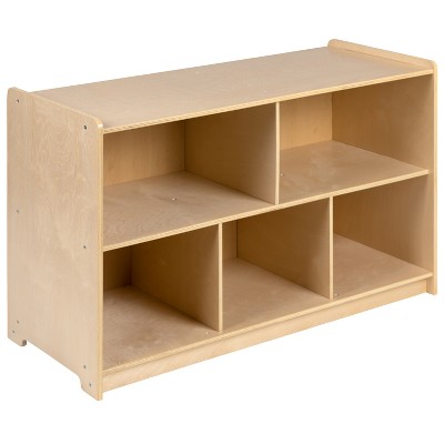 Emma and Oliver Wooden School Classroom Storage Cabinet/Cubby for Commercial or Home Use