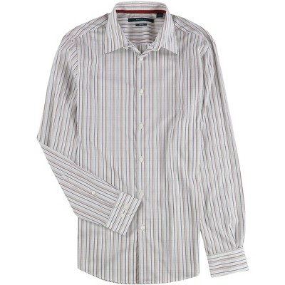 Perry Ellis Mens Check Button Up Shirt