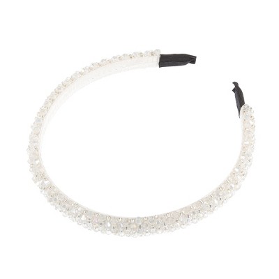 Unique Bargains Women's Faux Crystal Headband 0.59" Wide 1Pc