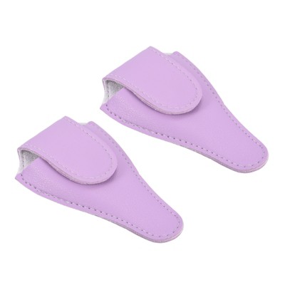 Unique Bargains PU Leather Nail Scissor Protective Cover Small Pointed Nipper Scissor Sheaths 4.5"x2.6"