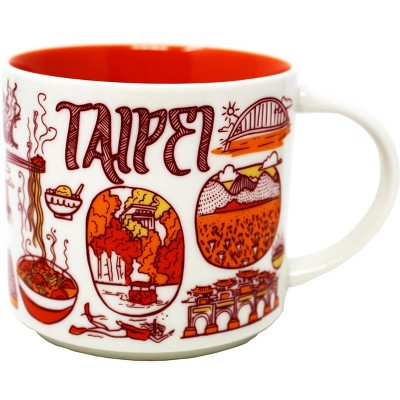 Starbucks Been There Series Taipei Ceramic Mug, 14 Oz