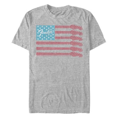 Men's Fender Guitar Flag Logo T-Shirt