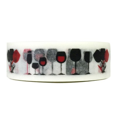 Wrapables Washi Masking Tape, Blue and Purple Group