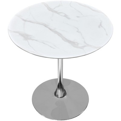 Meridian Furniture,Holly Chrome Counter Height Table