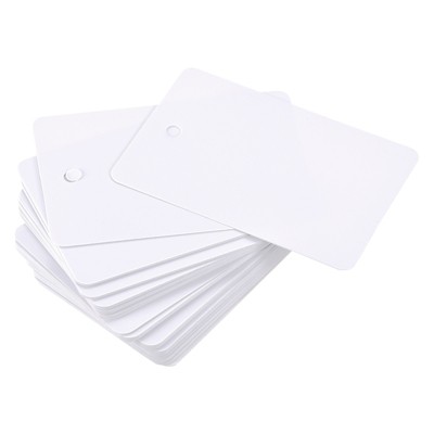 Unique Bargains Blank Waterproof Eyelet Hole Plastic Shipping Tags 100 Pcs