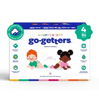 Happy Hues Go-Getters Disposable Diapers