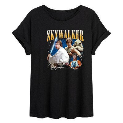Women's - Star Wars - Luke Skywalker Oversized Graphic T-Shirt