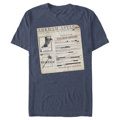 Men's Batman Harley Quinn Arkham Asylum Form T-Shirt