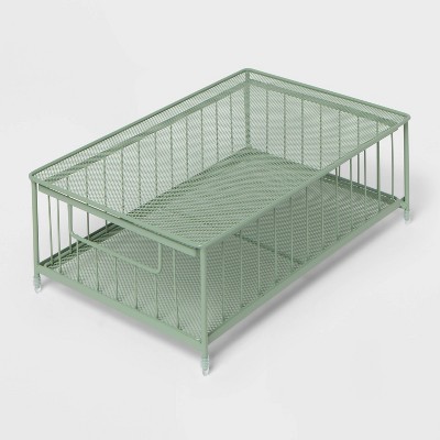 Small Stackable Steel Slide Out Drawer - Brightroom™