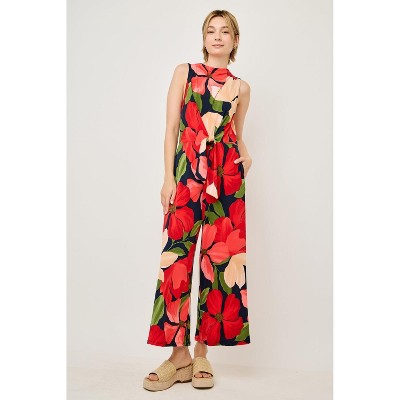 WEST K Women's Camille Sleeveless Back Slit Jumpsuit