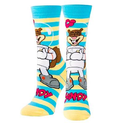 Odd Sox, Sandy Cheeks, Funny Novelty Socks, Large