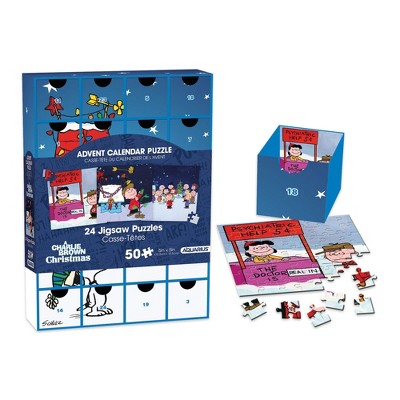Aquarius Puzzles Peanuts Christmas Advent Calendar Puzzle