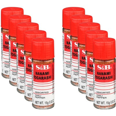 S&B Nanami Togarashi Chili Pepper - Pack of 10 - 0.52 oz