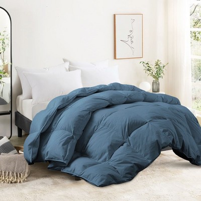 Puredown All Season White Down Comforter with Baffled Box Construction