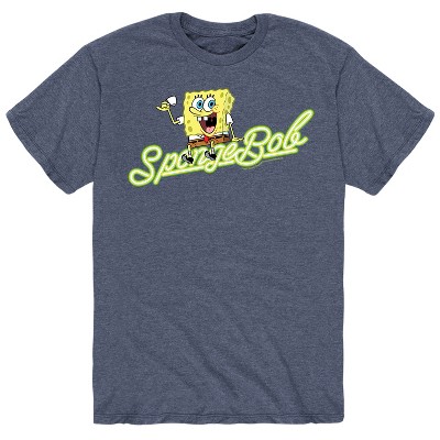 Men's - SpongeBob SquarePants - Neon Coffee Short Sleeve Graphic T-Shirt