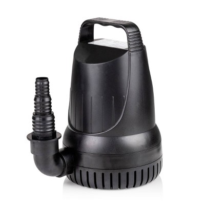 2100GPH Hurricane Pump with 33' Cord Black - Alpine Corporation: PAB2100, Magnetic-Driven, Ceramic Shaft