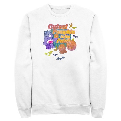 Men's Care Bears Harmony Bear Cutest Pumpkin in the Patch Sweatshirt