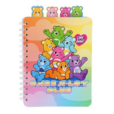 Inkology, LLC Care Bears: Unlock The Magic "Care-A-Lot Club" 4-Tab Spiral Notebook