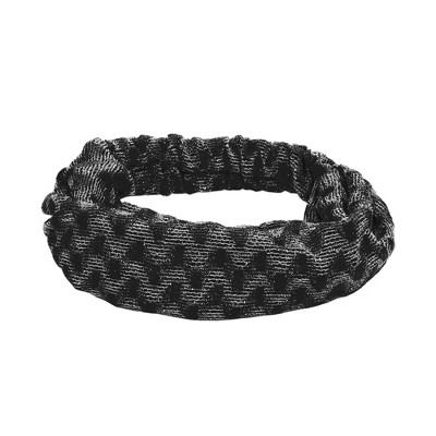 Unique Bargains Women's Wave Wide Lace Headband 1 Pc