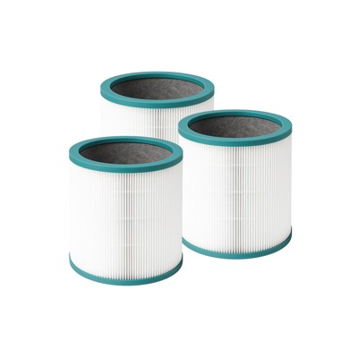 Nispira Dual-layer HEPA Vacuum Filter Compatible with Dyson TP01 BP01 Tower US Sm/Nk and TP02 US Nk/Nk. Compared to EVO filter part 968126-03. 3 PK