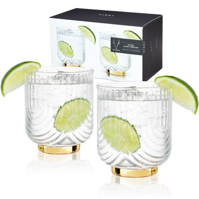 Viski Gatsby Glasses, Vintage, Set of 2