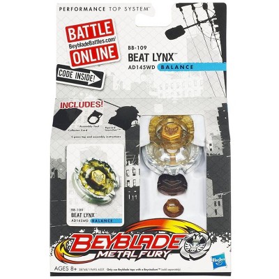 Beyblade Metal Fusion Battle Top Wave 7 BB-109 Beat Lynx