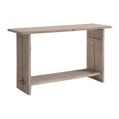 Alaterre Furniture 52" Rectangular Entryway Table with Storage