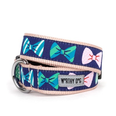 The Worthy Dog Bow Ties Dog Collar