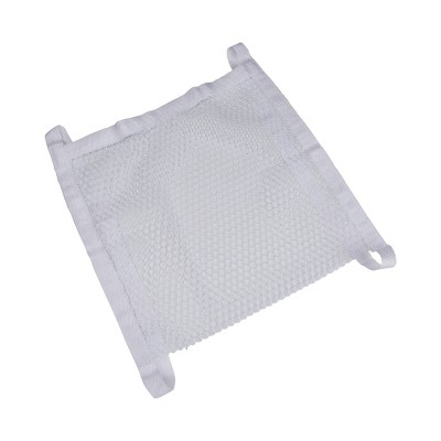 Household Essentials Sneaker Wash Bag: Polyester Shoe & Garment Dryer Bag, Lingerie Laundry Sorting, White, All Ages
