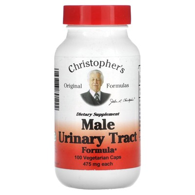 Christopher's Original Formulas Male Urinary Tract Formula, 475 mg, 100 Vegetarian Caps