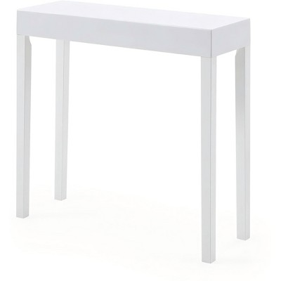 Dexmalle White Modern Minimalist Console Table